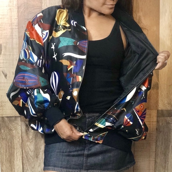 Funky vintage bomber jacket - Picture 3 of 6
